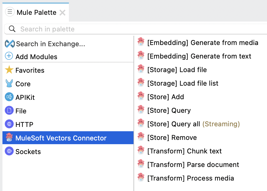 MuleSoft Vectors Project Overview