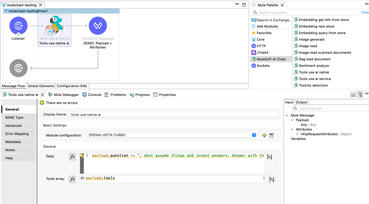 Tools Use AI Service